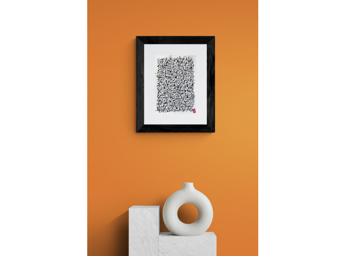 Encre de chine sur papier - Œuvre unique