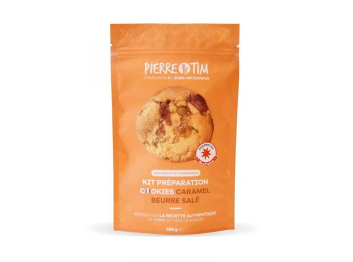 Kit préparation cookies caramel beurre salé