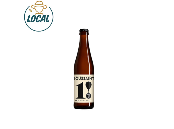 Bière artisanale locale IPA - TOUSSAINT