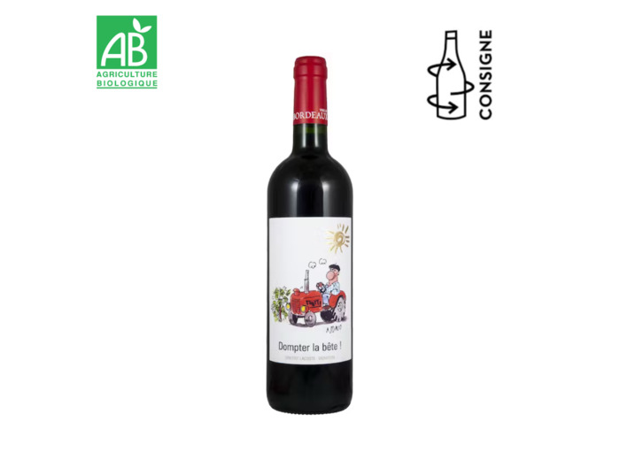 Vin rouge Merlot "Dompter la bête"