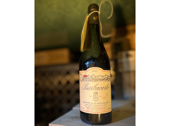 Vin rouge, Provincia di Pavia Rosso Barbacarlo 2012
