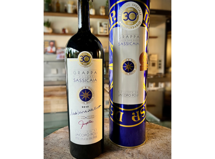 Eau-de-vie, Grappa di Bolgheri Sassicaia 2017