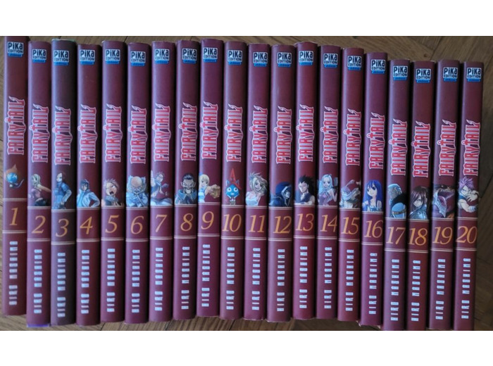 Collection manga Fairy Tail : Tome 1 à 20 ( occasion )