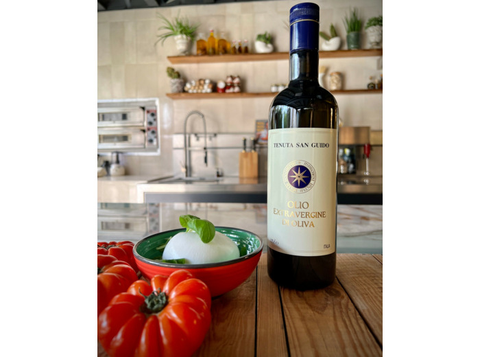 Huile d’olive extra vierge, Tenuta San Guido x Chef Simone Zanoni