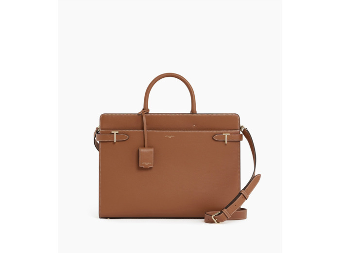 Porte document 15" Emilie en cuir grainé