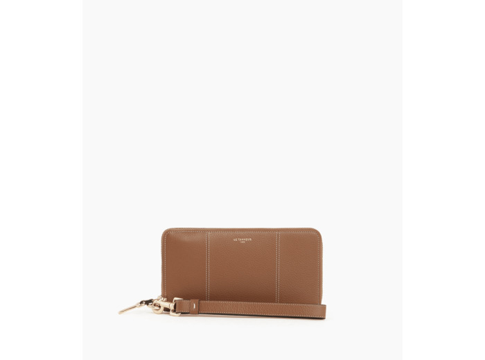 Compagnon zippé Juliette en cuir grainé