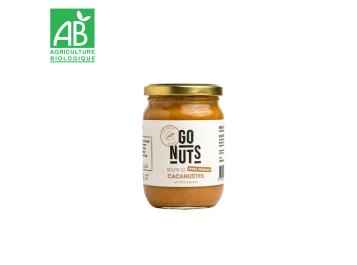 Beurre de cacahuètes extra crunchy 270g