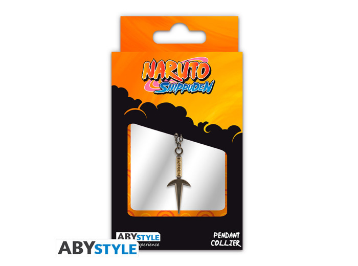 NARUTO SHIPPUDEN - Collier avec pendentif 3D "Kunai Minato"