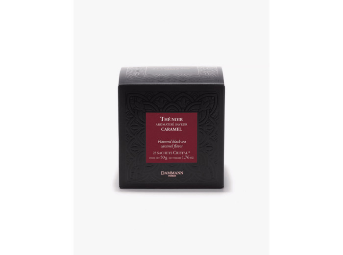 Thé noir Caramel 25 sachets Cristal