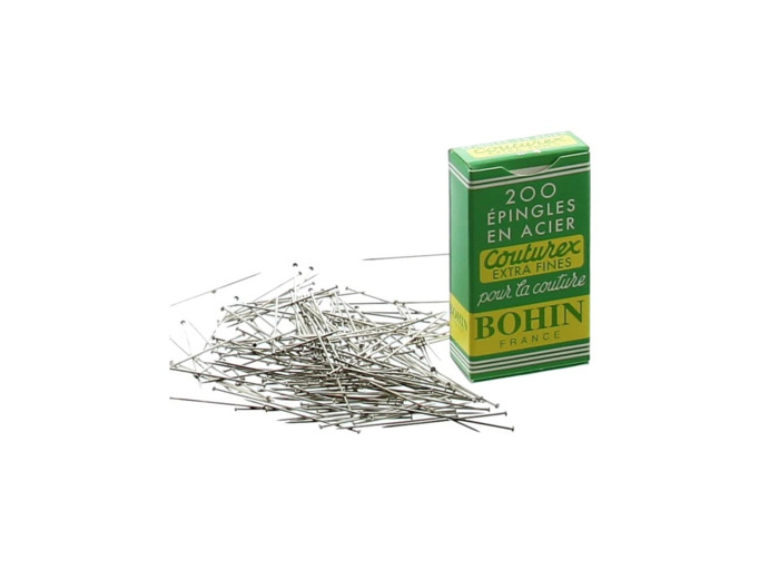 Bohin - Boite 200 Epingles Acier Extra Fines