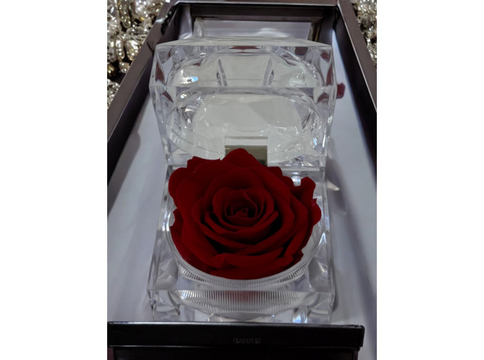 Boite alliance rose éternelle