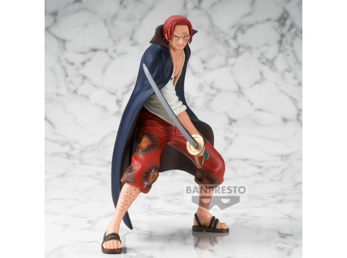 One Piece - Figurine Shanks DXF Posing One Piece Film Red