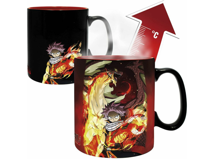 FAIRY TAIL - Mug Heat Change - 460 ml - Natsu & Lucy