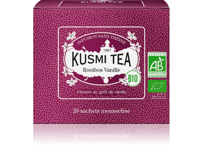 Infusions & Déthéinés Rooibos Vanille Bio - Etui 20 sachets mousseline - 40gr