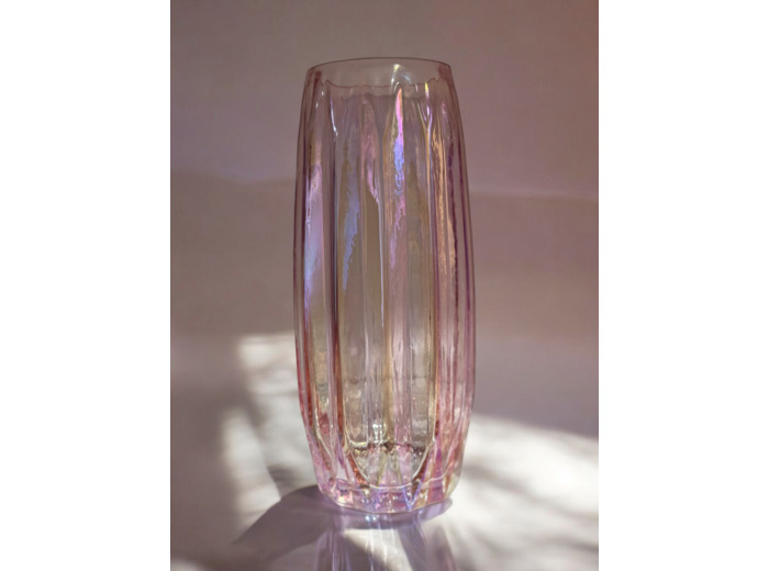 Vase quartz rosé