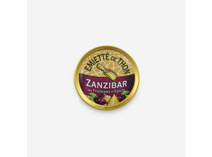 Émitté de Thon Zanzibar aux pruneaux et épices 160g