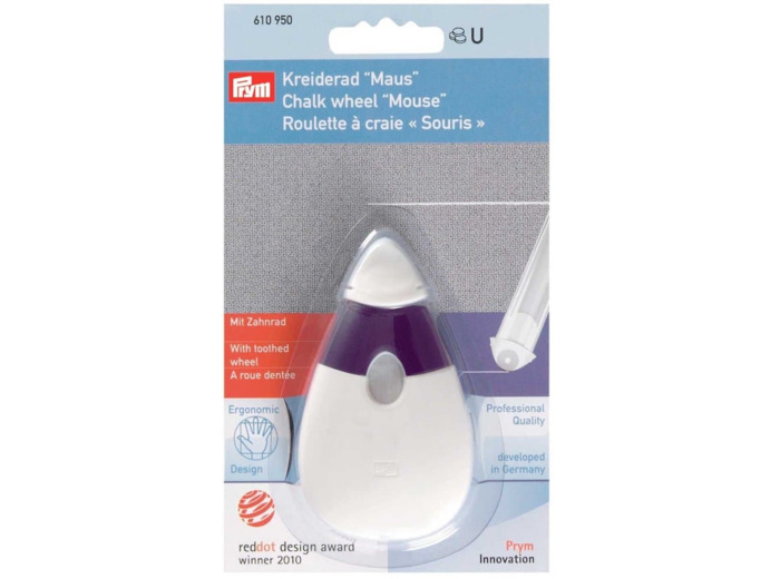 Prym - Roulette à Craie "Souris" avec Roue Crantée