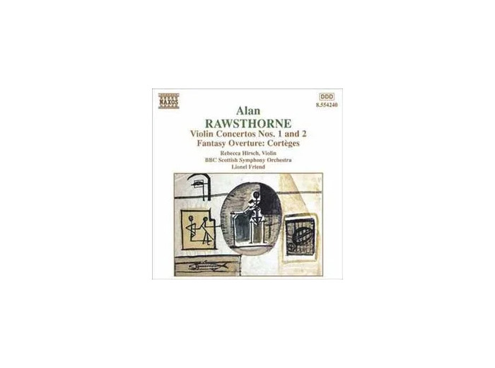 Cd Concertos pour violon nos. 1 & 2, Corteges Hirsch, violon