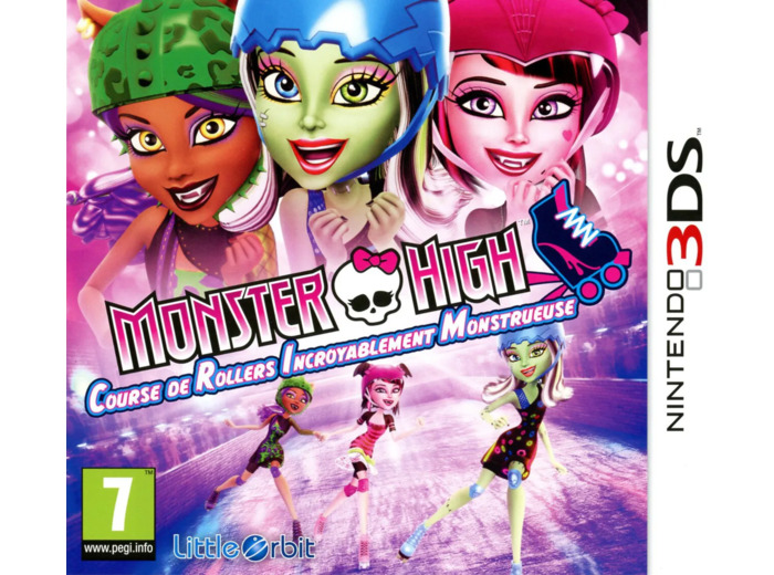 Jeu 3DS Monster High : Course de Rollers Incroyablement Monstrueuse
