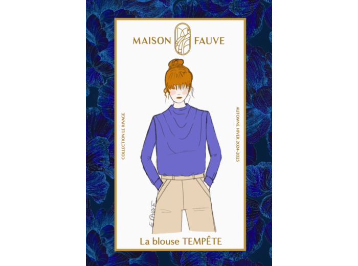 Maison Fauve - Patron Couture Femme Blouse "Tempête" du 34 au 52