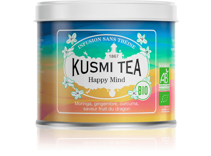 Infusions & Déthéinés Happy Mind Bio - Boîte métal 100g