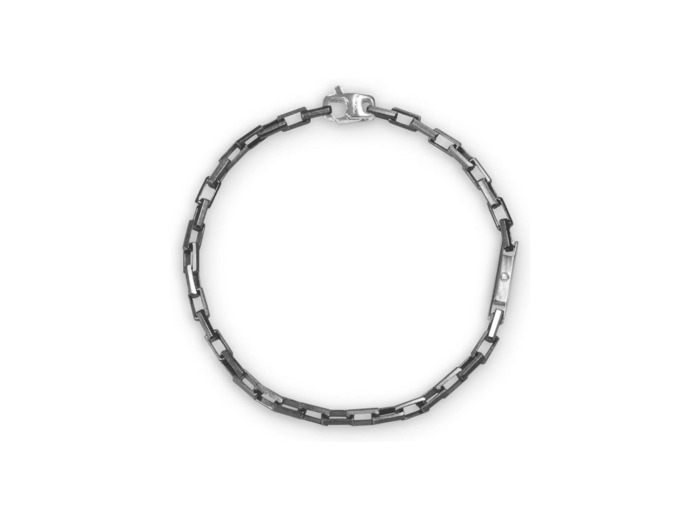Bracelet Borsari en argent pvd noir