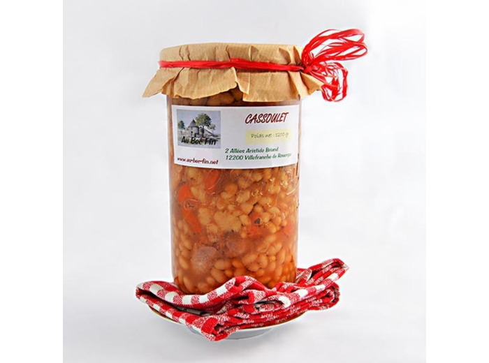 Cassoulet au confit de canard 750g