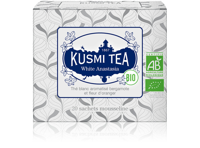 Mélanges Historiques Blancs White Anastasia Bio - Etui 20 sachets mousseline - 40gr