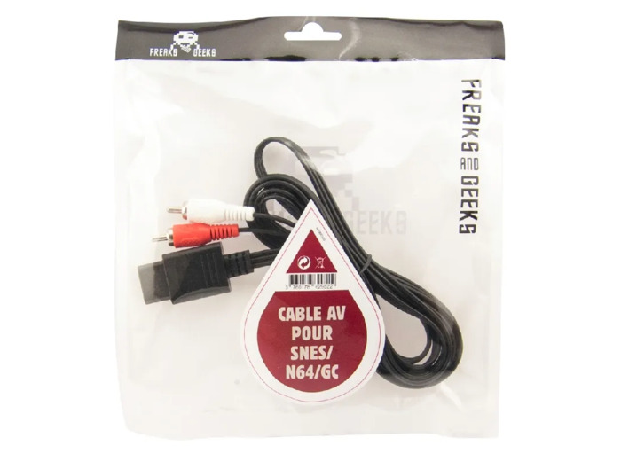 Cable Video Av Snes/n64/gc Freaks And Geeks 900150