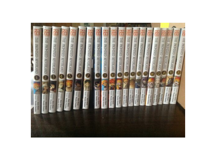 The Promised Neverland Manga t 1 à 20 complet ( occasion )  ( manque tome 9 et 11)