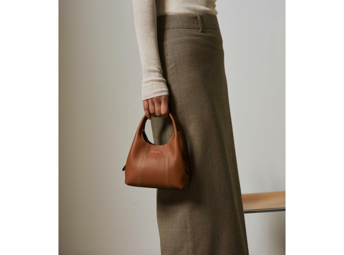 Mini sac à main Juliette en cuir grainé