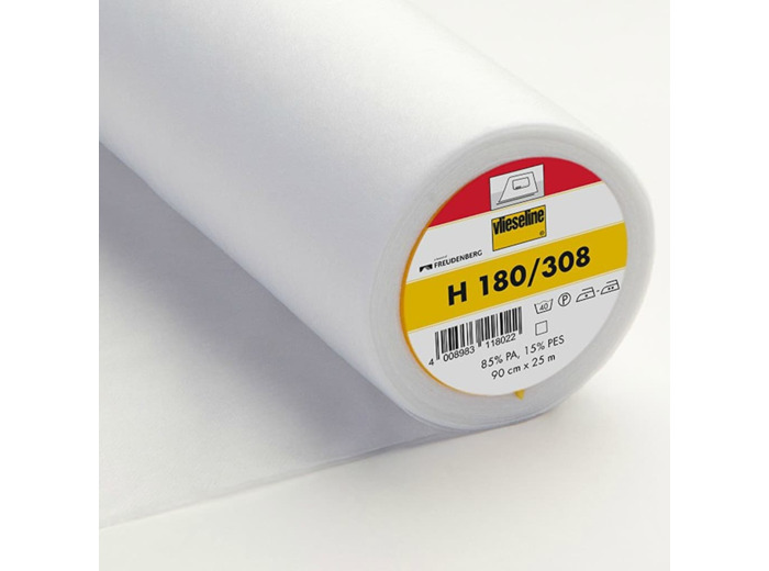 Vlieseline - Entoilage Thermocollant H 180 Uni Couleur Blanc