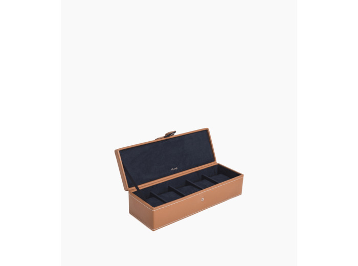 Coffret 5 montres en cuir