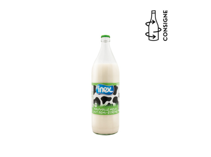 Lait demi-écrémé Inex 1L Consigné x 1