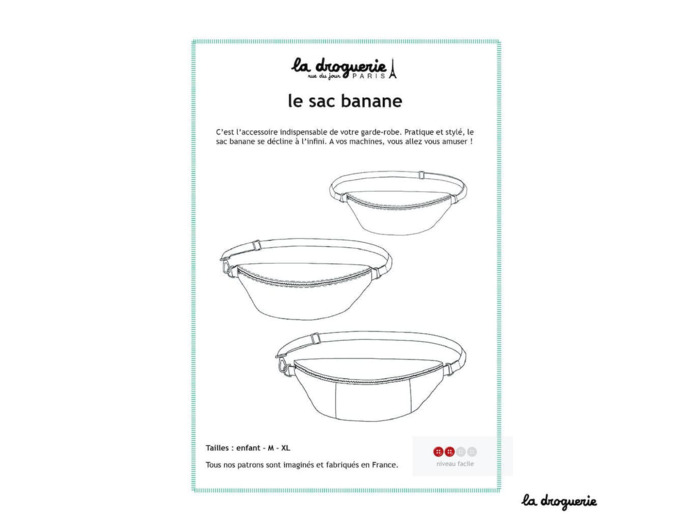 La Droguerie – Patron Sac Banane