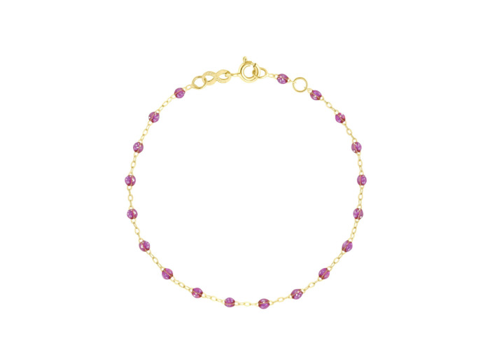 Bracelet Gigi Clozeau Classique en or jaune et résine galaxy, 19cm