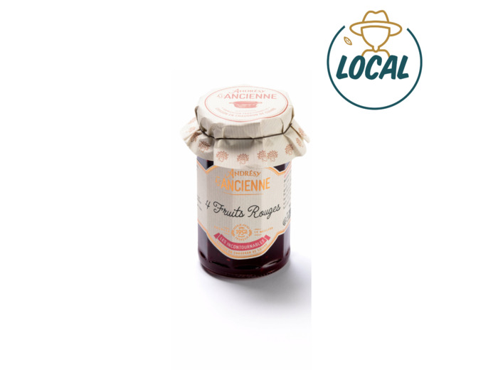 Confiture 4 fruits rouges Andrésy x 1