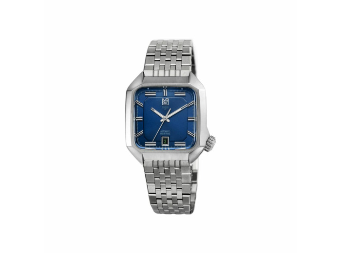 Montre March LA.B AM2 AUTOMATIQUE 39 MM - NAVY - Acier 7 Maillons Plat