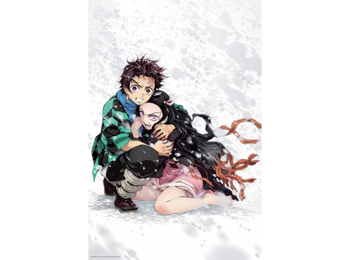 [POSTER] DEMON SLAYER - Poster Maxi 91,5x61 Tanjiro & Nezuko Neige