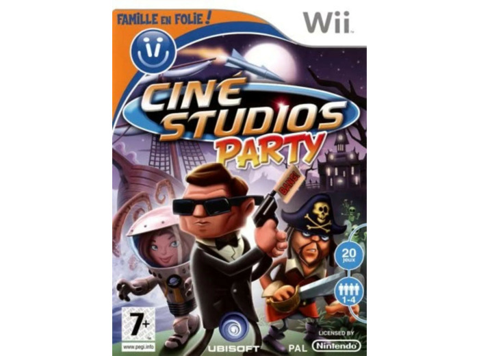 Jeu Wii Famille en folie - Ciné studios party