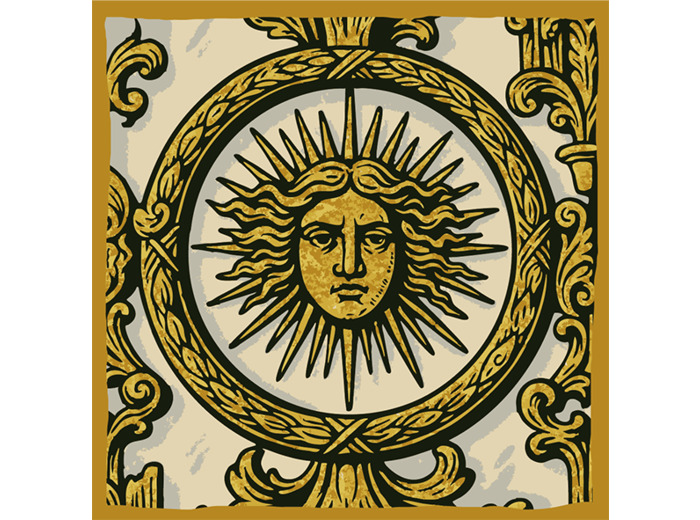 Foulard Versailles ( 32% SOIE 68%VISCO )