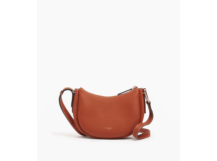 Petit sac bandoulière Madeleine en cuir de taurillon grainé
