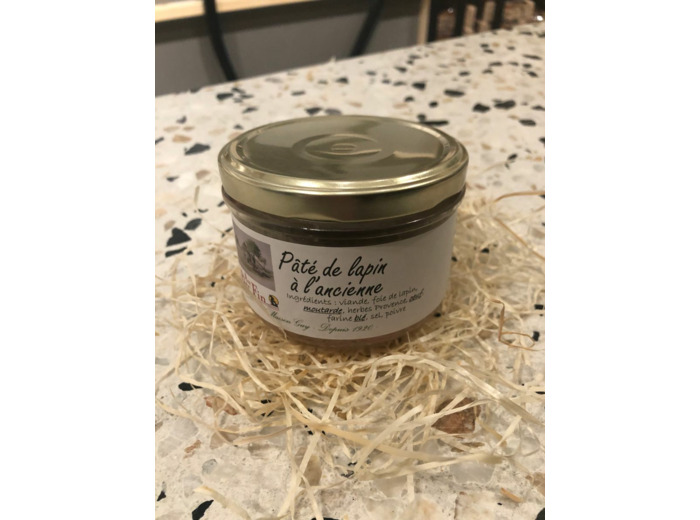 Pâté de lapin à l'ancienne 180 g