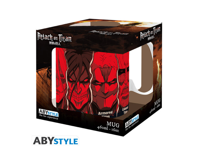 [MUG] ATTACK ON TITAN Mug 460 ml Les Titans