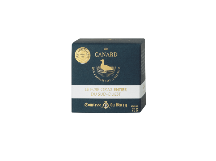 FOIE GRAS ENTIER DE CANARD DU SUD OUEST 70 gr