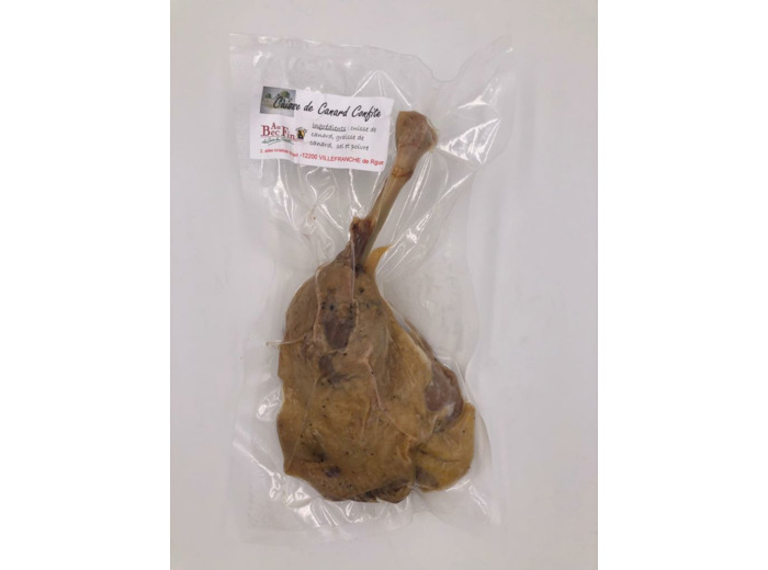 Cuisse de canard confite s/v individuel