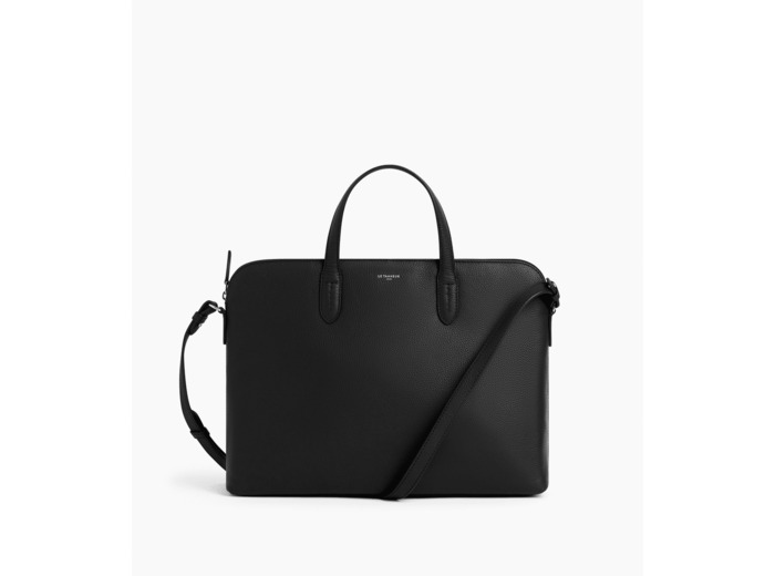 Porte documents 1 soufflet 15" Sophie en cuir grainé