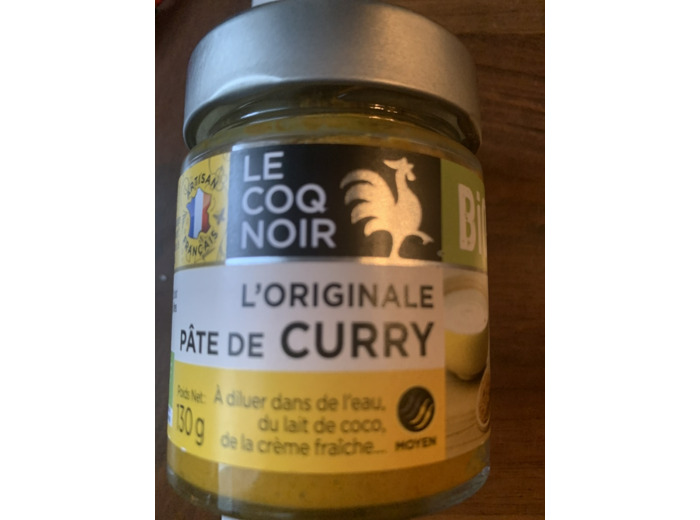 Pâte de curry bio - Jaune - 130g