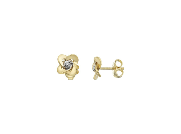 Boucles d'oreilles Chimento  Link Joy en or jaune et diamants