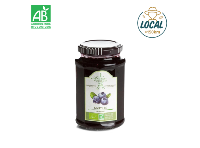 Confiture Myrtille bio - 270g